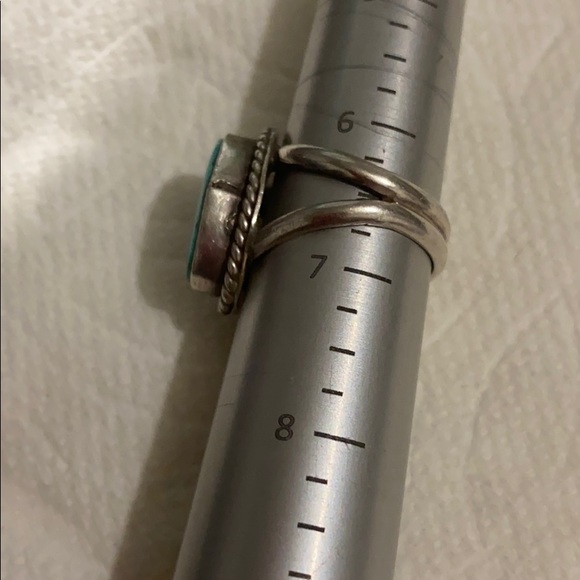 Sterling s turquoise stone vintage Navajo ring - Picture 4 of 4